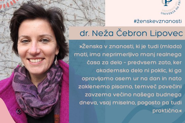 Ženske v znanosti - Intervju z dr. Nežo Čebron Lipovec 