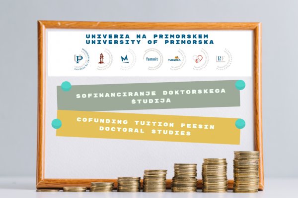 Cofunding tuition fees in doctoral studies at the University of Primorska in academic year 2020/2021